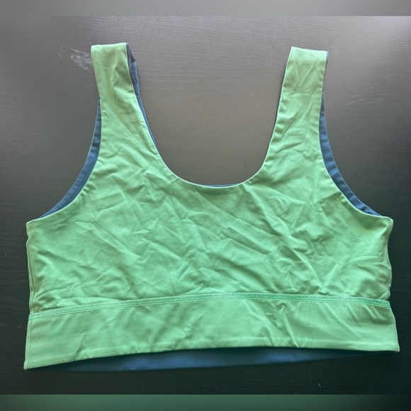 Fabletics Reversible Blue and Green Sports Bra Size L - Picture 6 of 6